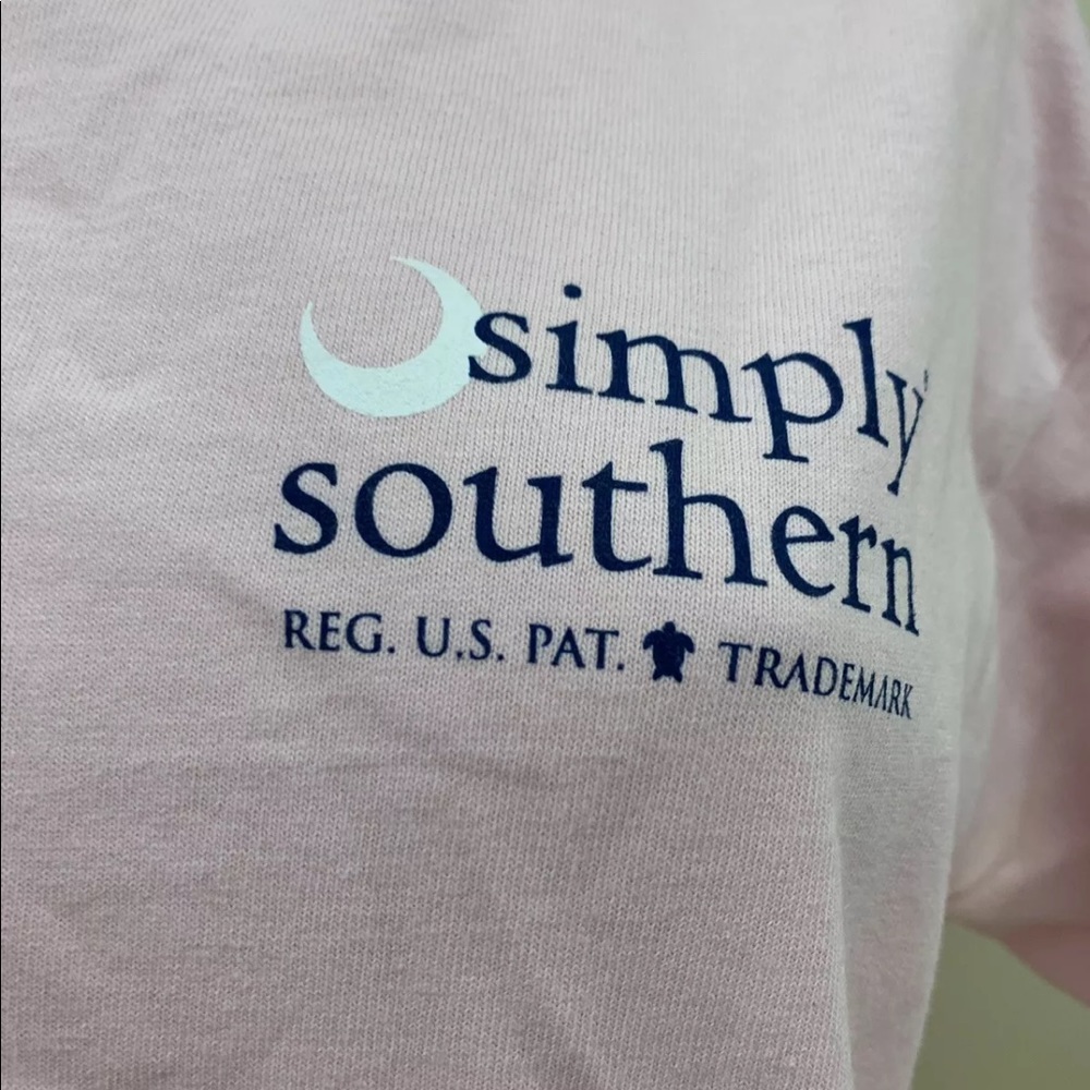 Simply Southern Pink Beach Weekend T shirt - Picture 3 of 8